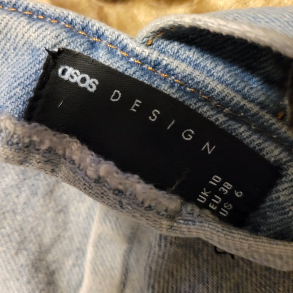 Asos Denim Overall Skirt - Picture 2 of 4